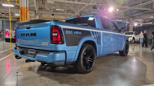 Ram And Fox Factory Show A Lowered Muscle Truck And A TRX Concept