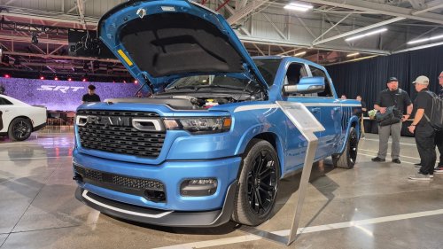 Ram And Fox Factory Show A Lowered Muscle Truck And A TRX Concept