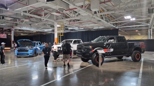 Ram And Fox Factory Show A Lowered Muscle Truck And A TRX Concept