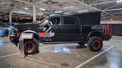 Ram And Fox Factory Show A Lowered Muscle Truck And A TRX Concept