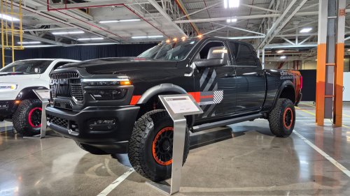 Ram And Fox Factory Show A Lowered Muscle Truck And A TRX Concept