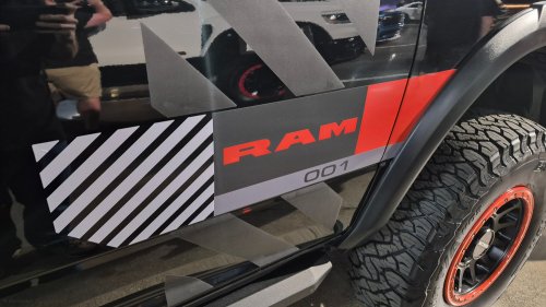 Ram And Fox Factory Show A Lowered Muscle Truck And A TRX Concept