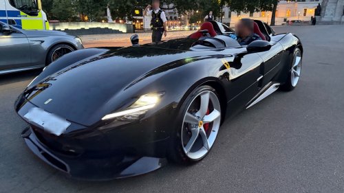 Cops Seize $5 Million Ferrari Monza Among 90 Cars In Massive London Crackdown