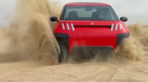 Tesla Co-Founder’s Mini EV Truck Out-Tows A Standard Cybertruck