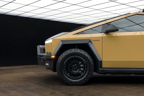 The Cybertruck Finally Found Its Natural Habitat, A Fake Desert Planet