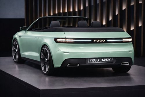 Yugo’s New 4-Door Convertible Is AI-Generated But The Joke Is Real