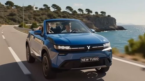 Yugo’s New 4-Door Convertible Is AI-Generated But The Joke Is Real