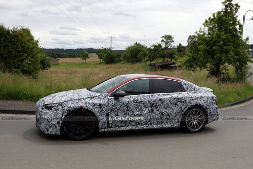 Electric AMG C-Class Pops Its Wing As BMW M3 EV Battle Looms