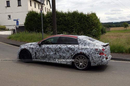 Electric AMG C-Class Pops Its Wing As BMW M3 EV Battle Looms