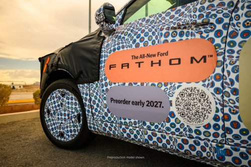 Ford, New Ford Fathom Prototype Breaks Cover Ahead Of Its 2027 Debut