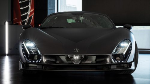 Alfa Romeo’s One-Off 33 Stradale Perla Nera Is Giving Major Batmobile Vibes