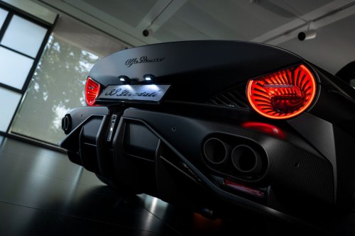 Alfa Romeo’s One-Off 33 Stradale Perla Nera Is Giving Major Batmobile Vibes