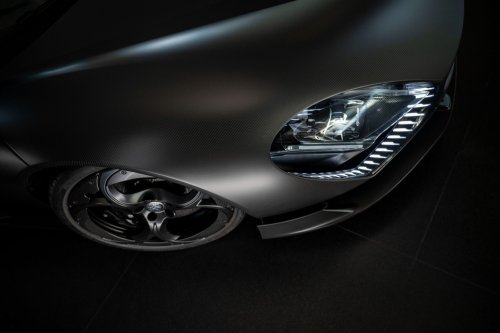 Alfa Romeo’s One-Off 33 Stradale Perla Nera Is Giving Major Batmobile Vibes