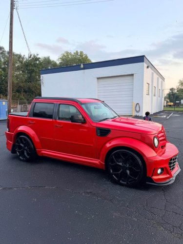 This Dodge Nitro Pickup With A Camaro Bumper Wants To Be Your Iron Giant
