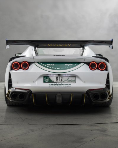 Dubai Police Wanted More Than A Ferrari 812, So They Called Mansory