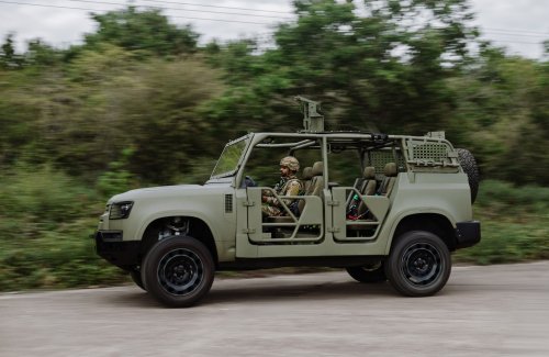 Land Rover Defender Reports For Duty As JLR Bids For UK and NATO Defense Contracts