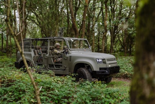 Land Rover Defender Reports For Duty As JLR Bids For UK and NATO Defense Contracts