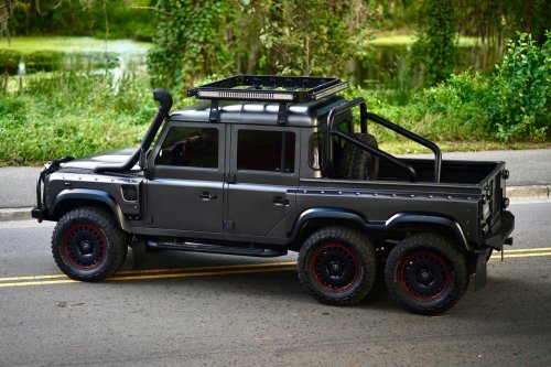 With Two Extra Wheels, This Defender Is Ready To Tackle Anything