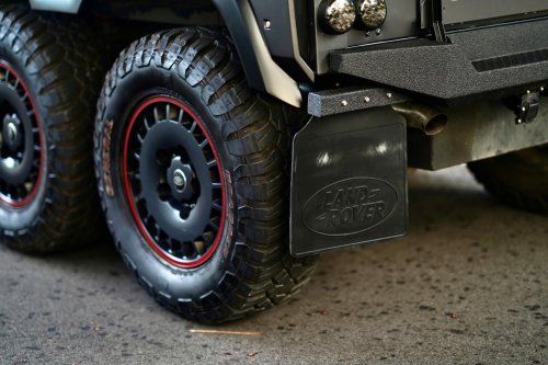 With Two Extra Wheels, This Defender Is Ready To Tackle Anything