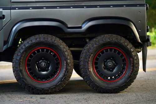 With Two Extra Wheels, This Defender Is Ready To Tackle Anything