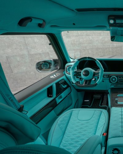 Mansory Goes Turquoise And Carbon Crazy With Its Latest G-Class