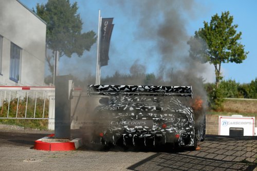 Hot Lap Goes Wrong: Mercedes-AMG GT Black Series Prototype Ignites At The Nurburgring
