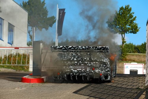 Hot Lap Goes Wrong: Mercedes-AMG GT Black Series Prototype Ignites At The Nurburgring