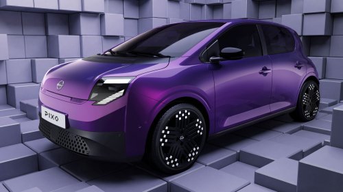 Nissan’s New Entry-Level EV Pixelates The Renault Twingo
