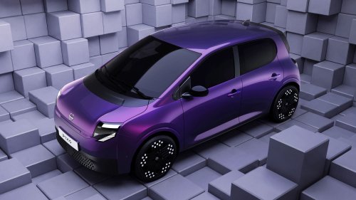 Nissan’s New Entry-Level EV Pixelates The Renault Twingo