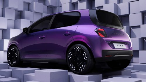 Nissan’s New Entry-Level EV Pixelates The Renault Twingo