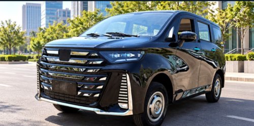 It Looks Like A Toyota Minivan But It’s Actually An EV With 5 HP