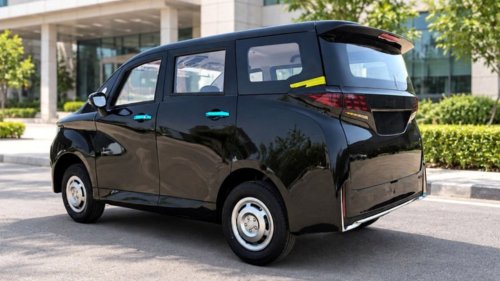 It Looks Like A Toyota Minivan But It’s Actually An EV With 5 HP