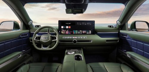 Genesis, Genesis GV90 Shows How Massive Display Grows Even Bigger For The Ultimate In-Car Movie Theater