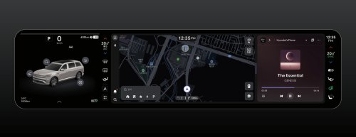 Genesis, Genesis GV90 Shows How Massive Display Grows Even Bigger For The Ultimate In-Car Movie Theater
