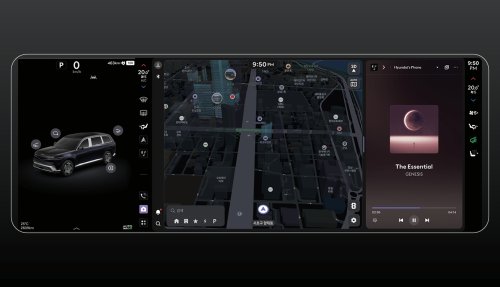Genesis, Genesis GV90 Shows How Massive Display Grows Even Bigger For The Ultimate In-Car Movie Theater
