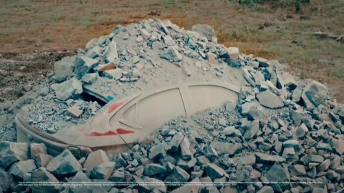 Tata Buried Its New $5.5K Sedan Under 20 Tons Of Gravel To Prove A Point
