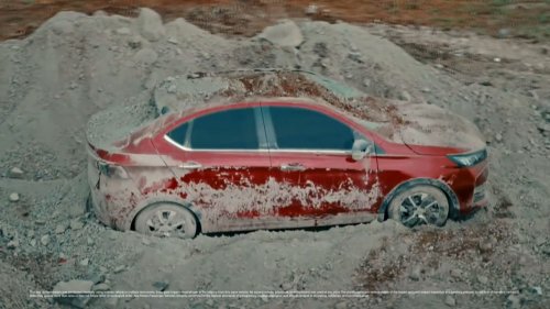 Tata Buried Its New $5.5K Sedan Under 20 Tons Of Gravel To Prove A Point