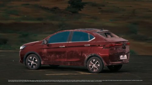 Tata Buried Its New $5.5K Sedan Under 20 Tons Of Gravel To Prove A Point