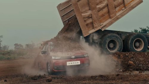 Tata Buried Its New $5.5K Sedan Under 20 Tons Of Gravel To Prove A Point