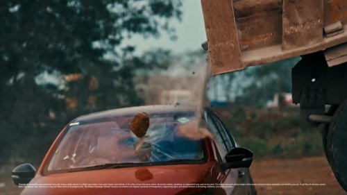 Tata Buried Its New $5.5K Sedan Under 20 Tons Of Gravel To Prove A Point