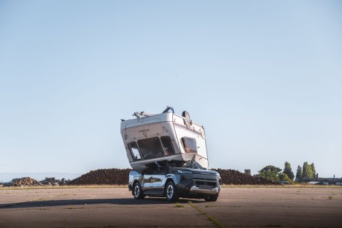 Toyota Crushed The Hilux BEV With A Caravan Because Internet Nostalgia Demanded It