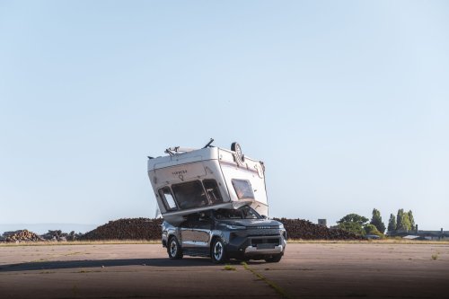 Toyota Crushed The Hilux BEV With A Caravan Because Internet Nostalgia Demanded It