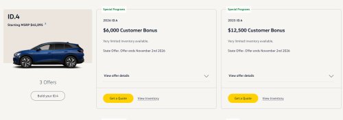 As VW Kills Off The ID.4, It Launches A $12,500 Discount In The US