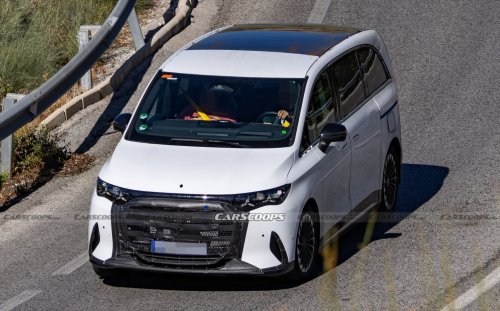 Mercedes, Mercedes Luxury VLE Minivan Spied With Hybrid Power