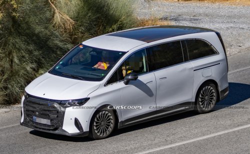 Mercedes, Mercedes Luxury VLE Minivan Spied With Hybrid Power
