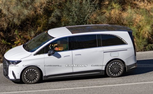 Mercedes Luxury VLE Minivan Spied With Hybrid Power