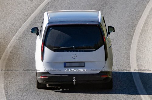 Mercedes Luxury VLE Minivan Spied With Hybrid Power