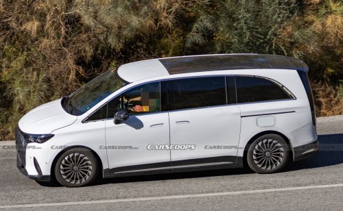 Mercedes Luxury VLE Minivan Spied With Hybrid Power
