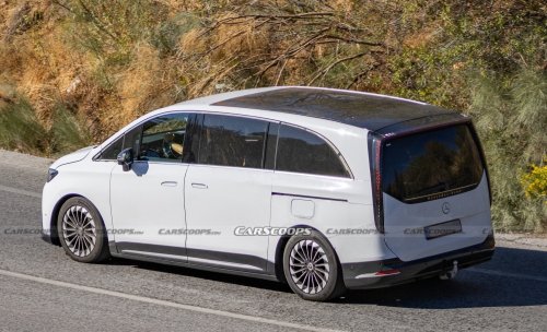 Mercedes Luxury VLE Minivan Spied With Hybrid Power