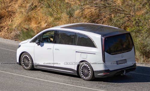 Mercedes Luxury VLE Minivan Spied With Hybrid Power
